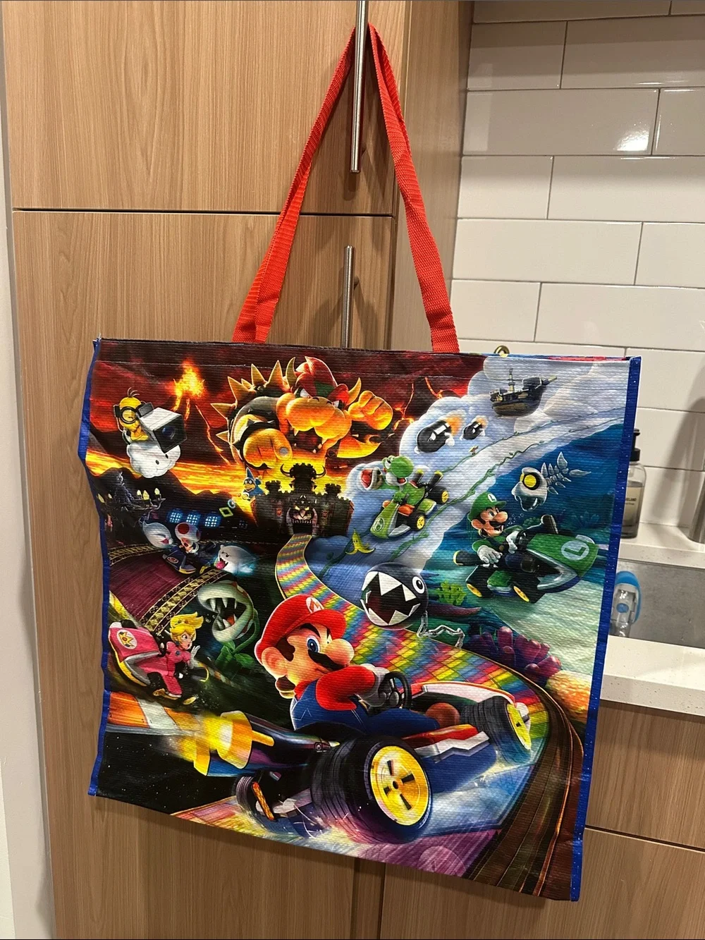 Oversized reusable bag from epic universe